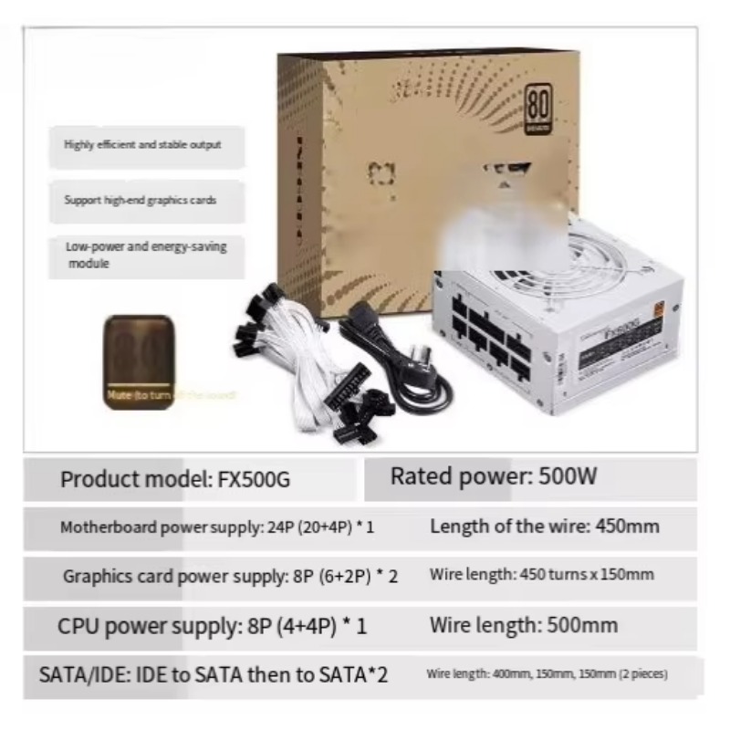 Sfx Modular Power Supply 850W Gold - Auf Lager 750W/850W SFX Netzteil 80